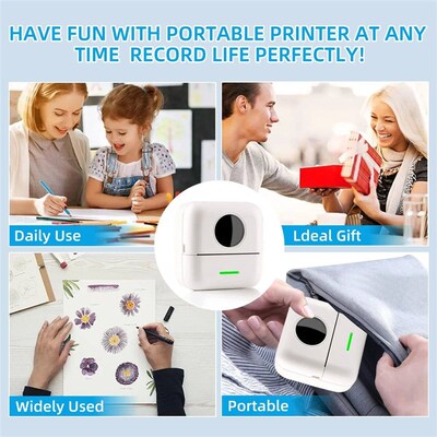 Printer, Portable Thermal Printer, Inkless er Maker, Free Cu