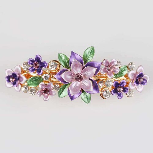 Alloy Womens Butterfly Hairpin Baking Paint Flower Hair Acc