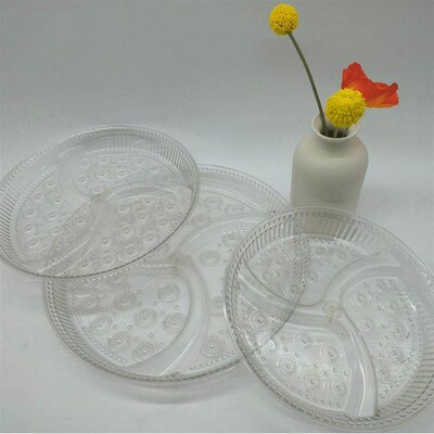 Transparent Luxury Fruit Plate for Living Room Home Tea Time