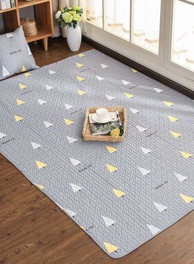 Nordic Cotton Fabric  Floor Mat Home Bedroom Coffee Table Ta