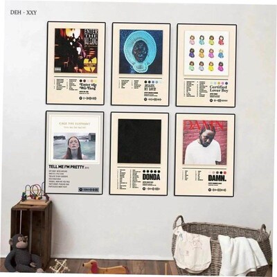 Music Album Covers Poster Hiphop Singer Album Cover Posters