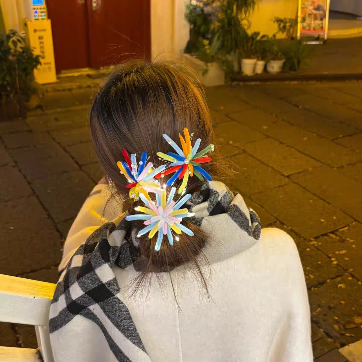 彩色烟花会发光扭扭棒发夹新款儿童侧边夹子新年跨年发卡女孩头饰,饰品/流行首饰/时尚饰品新,民族风发饰,淘宝优惠券,粉丝福利购,淘宝优惠卷