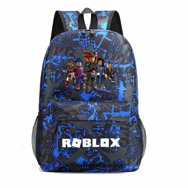跨境roblox游戏周边星空男女双肩包旅行包电脑包高中学生书包