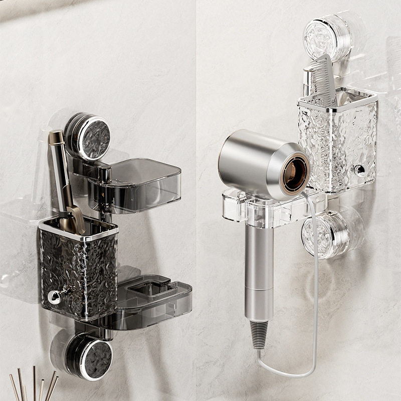 吸盘吹风机置物架免打孔多功能旋转电吹风挂架浴室壁挂式风筒支架,家庭/个人清洁工具,吹风机置物架,淘宝优惠券,粉丝福利购,淘宝优惠卷