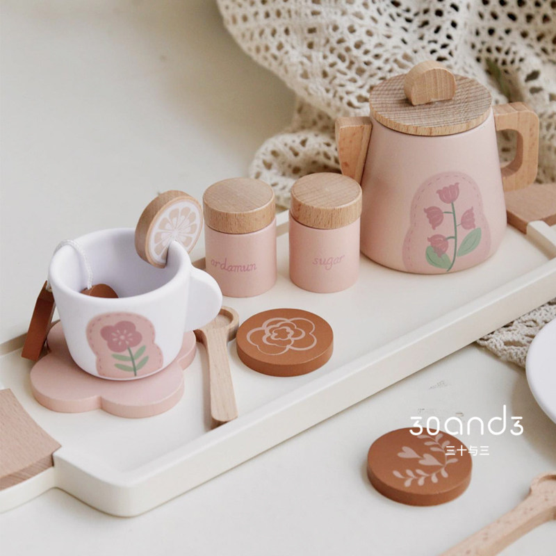 下午茶儿童过家家玩具仿真食物厨具餐具套装孩女孩野餐烘焙游戏