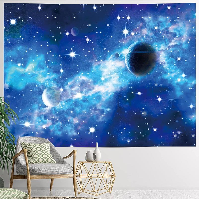 星空银河超大挂布卧室宿舍宇宙墙面背景布房间布置床头装饰挂毯