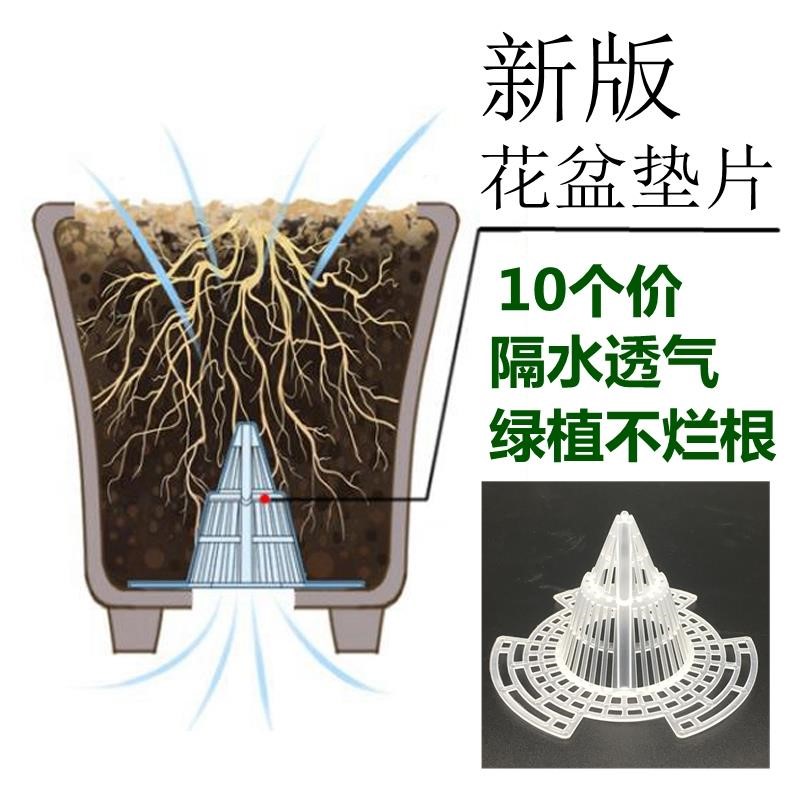 花盆锥形垫片多肉花盆底孔堵漏紡漏垫片底部滤网沥水罩排水紡烂根