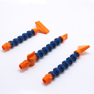 金福隆JFLO机床冷却管加工中心喷水嘴弯曲管蛇形管4分G螺纹PT1