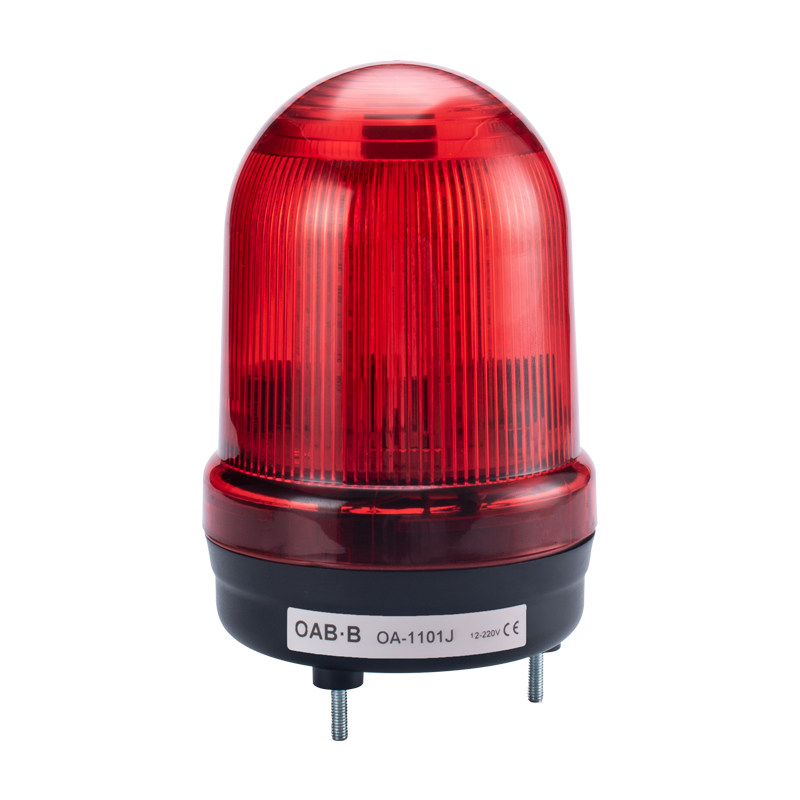 多功能1101声光报警器220V12V24V爆闪旋转警报灯高闪烁LED警示灯