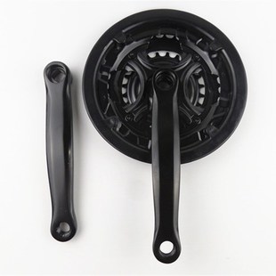 金属山地车牙盘自行车42t轮盘链盘齿盘曲柄变速27速21速前齿轮盘