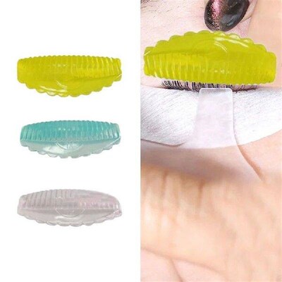 4 Pairs Glue Free Silicone Eyelash Perm Pads 4 Sizes Sticky
