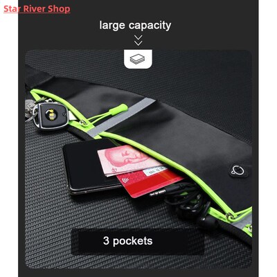 Running waist bag Belt Bag Men Gym Women Sports Fanny Pack C