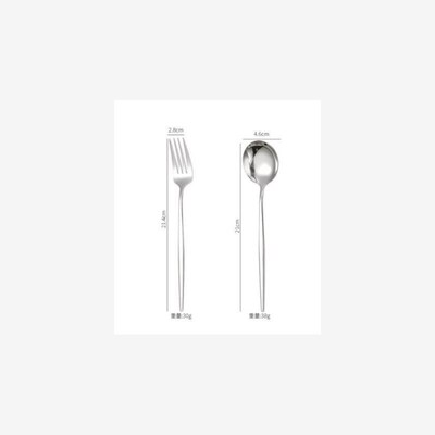high quality stainless steel steak knife, fork and spoon刀叉
