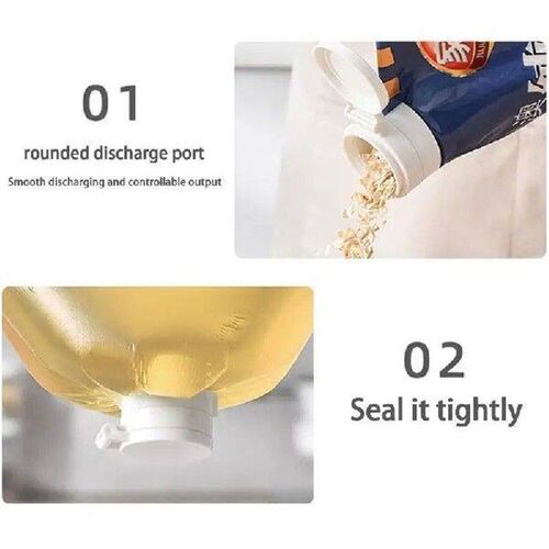 Food Bag Clips Sealing Clips Reusable Round Bag Clamps