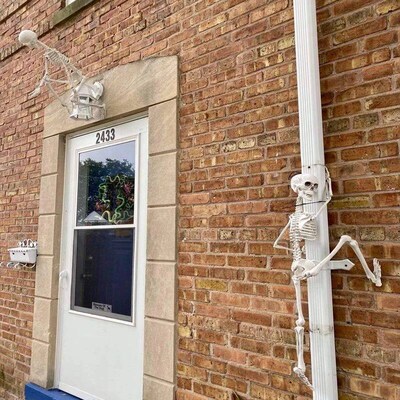 Skeleton Halloween Decorations 40cm Posable Funny Lifelike P