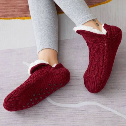 Thermal Mens Slipper Socks Winter Warm Short Cotton Thickene