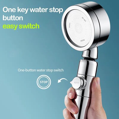 showerhead water purification filter power shower head 3mode