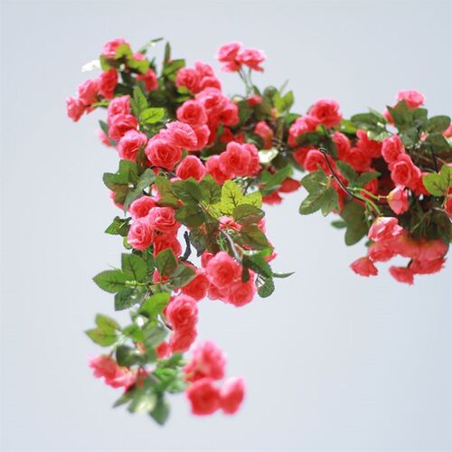 2m Artificial Flowers Rose Ivy Vine Wedding Decoration Real