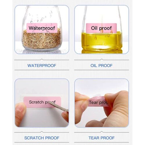 Niimbot 1Roll B1 White er Waterproof Paper Adhesive Label Wh