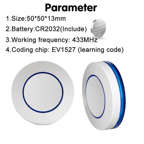 433 Mhz Wireless Remote Control AC220V 15A EV1527 Code Smart