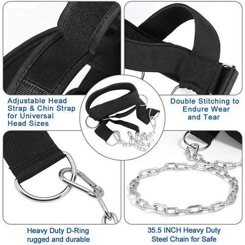 Head Neck Training Head Harness Weight Bearing Cap Body Stre