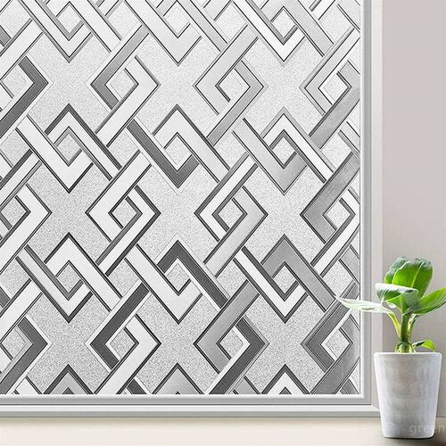 Frosted Glass Self Adhesive Stickers Static Cling Windows Fi