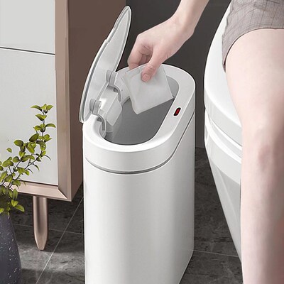 Smart Sensor Trash Can Electronic Automatic Household Bathro