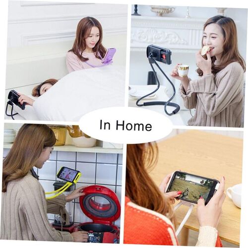 Mobile Phone Holder Lazy Hanging Neck Phone Stand 360 Degree