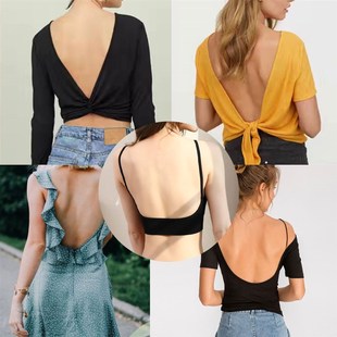 Tank Top U Type Backless Bra Low Back Bralette Wire Free