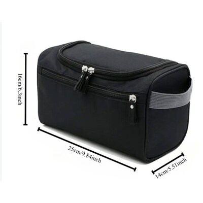 Zipper Mens Business Portable Storage Bag Toiletry Storage
