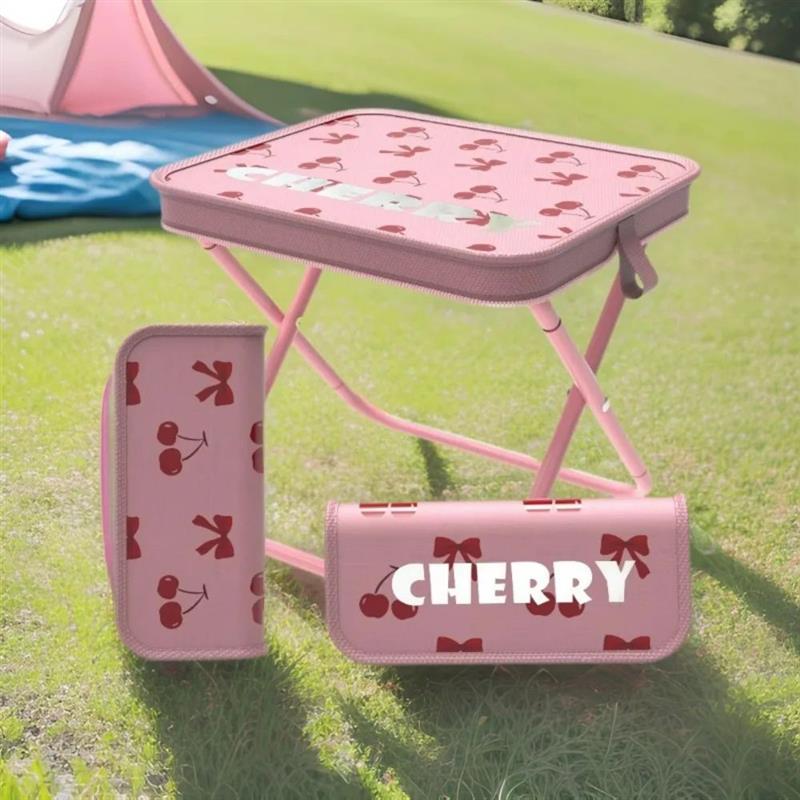 Outdoor Folding Stool Camping Chair Park Stool Picnic Portab图片