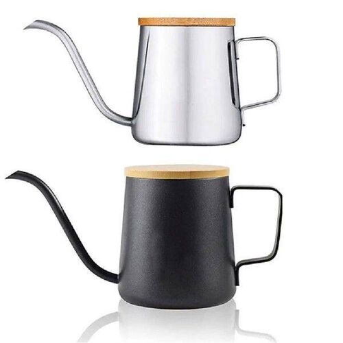 Tea Pot With Cover Swan Neck Thin Mouth 350ml Stainless