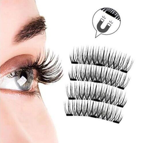 3D Magnetic Eyelashes Kit With Different Density Double Fals