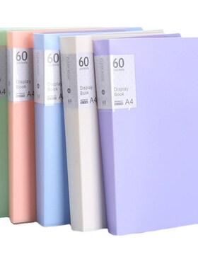 a4 display book文件夹 clear file transparent folder document