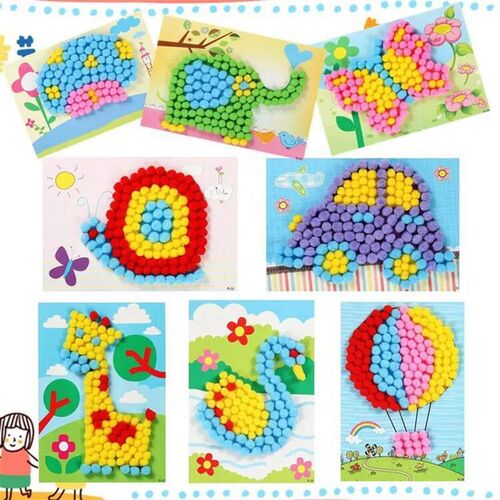Fluffy Soft Pompom Pom Poms Ball 8mm 10mm 15mm 20mm 25mm 30m
