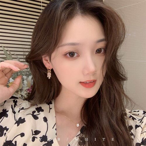 New Style Light Luxury Elegant All-match Star Tassel Earring