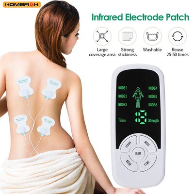 HOMEFISH Muscle Therapy Stimulator 6 Modes Tens Unit Machine