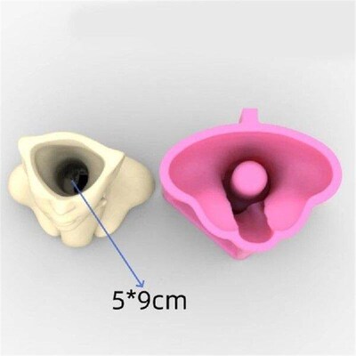 Concrete Vase Silicone Molds DIYs Flowerpot Mould Ornament