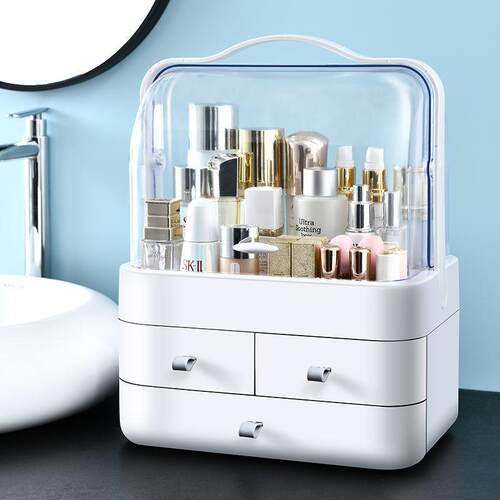 Dresser cosmetics storage box makeup large capacity case