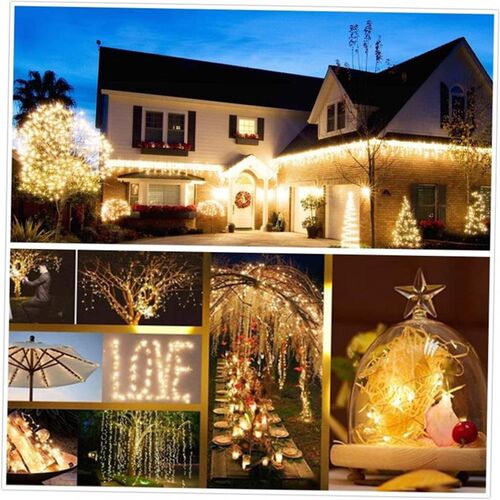 50/100/200/330 LED Solar Light Outdoor Lamp String Lights 1