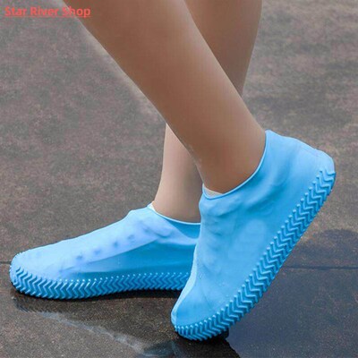 Vintage Rubber Boots Reusable Latex Waterproof Rain Shoes Co