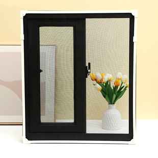 30不锈钢防蚊防鼠纱窗网自装 家用免打孔窗户帘 磁吸沙窗网自粘式