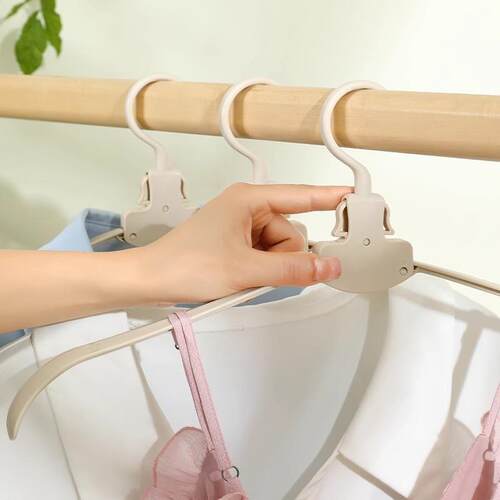 Travel Foldable Clothes Hanger - Instant Fold Plastic Hanger