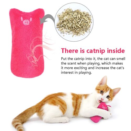 Cat Toys Funny Interactive Plush Teeth Grinding nip Toy Kit1