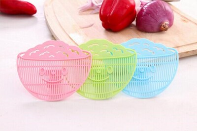 Home Kitchen Multifunction Clip-on Plastic Rice CerealsWashi
