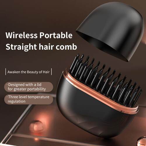 Straight hair curling iron, wireless curling and straighteni