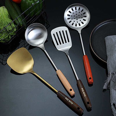 Household products kitchenware 304 spoon stainless steel fry