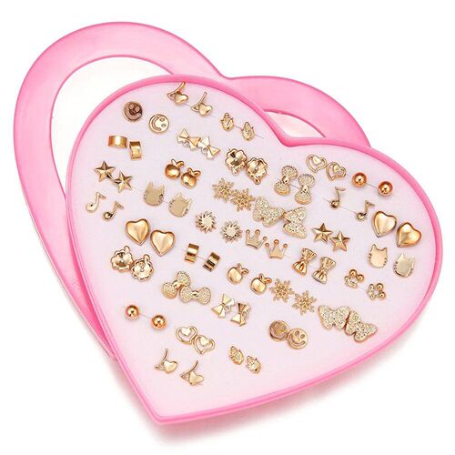 New Design Random 36 Pairs/Lot Lovely  Earing Cute Snowflake