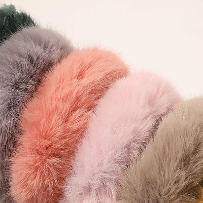 New Winter Elastic Hair Band Scrunchie Soft Faux Fur Women G