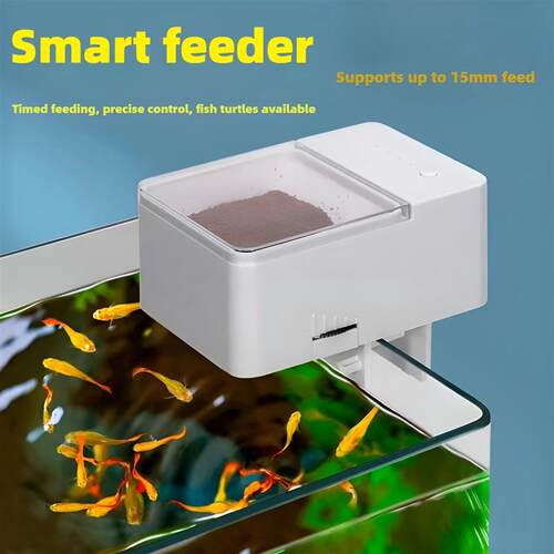 Automatic fish feeder/intelligent feeder, 4-speed timer, max